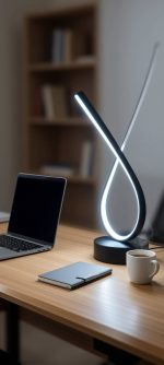 چراغ خواب LED رومیزی مدل U - تصویر 2